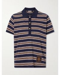 Moncler - Logo-Appliquéd Striped Cotton Polo Shirt - Lyst