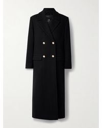 Anine Bing - Raleigh Double-Breasted Herringbone Wool-Blend Coat - Lyst