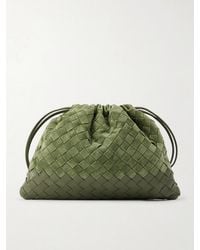 Bottega Veneta - Dustbag Intrecciato Suede Shoulder Bag - Lyst