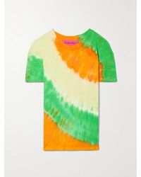 The Elder Statesman - Tri Void Tie-Dyed Cotton And Cashmere-Blend Jersey T-Shirt - Lyst
