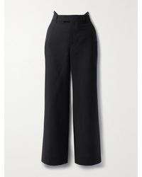 Gucci - Crystal-Embellished Mohair And Wool-Blend Straight-Leg Pants - Lyst
