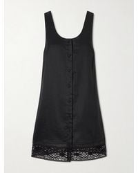 FRAME - Heirloom Ramie Mini Dress - Lyst