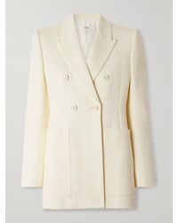 Chloé - Doppelreihiger Blazer Aus Gesteppten Jacquard Aus Einer Baumwollmischung - Lyst