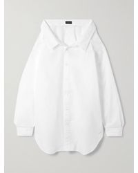 Balenciaga - Off-Shoulder Shirt - Lyst