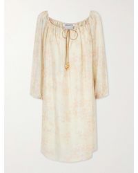 BERNADETTE - Bonnie Floral-Print Lyocell-Blend Mini Dress - Lyst