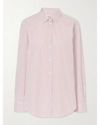Rohe - Striped Cotton-Poplin Shirt - Lyst