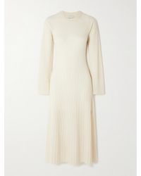 Loulou de Saison - Hobas Ribbed Wool And Cashmere-Blend Midi Dress - Lyst