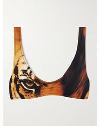 Skims - Roberto Cavalli Signature Swim Plunge Triangle Top - Lyst