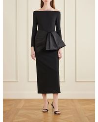 layered fit and flare dress Lexi Rib Fit and Flare Midi Dress main image 1