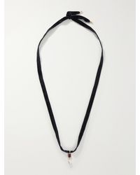 Loren Stewart - Crimson 14-Karat Garnet And Pearl Choker - Lyst