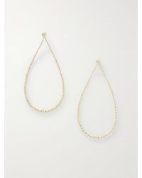 Alaïa - Boucles D'Oreilles En Métal Et Perles - Lyst