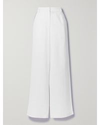 Marysia Swim - Wegner Linen-Voile Straight-Leg Pants - Lyst