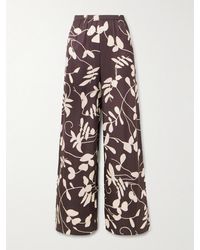 Faithfull the Brand - Chambien Floral-Print Crepe Pants - Lyst