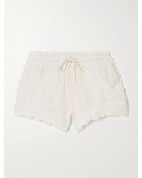 Isabel Marant - Short En Ramie À Broderies Lola - Lyst