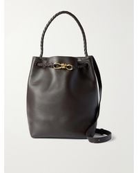 Bottega Veneta - Andiamo Medium Leather Bucket Bag - Lyst