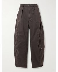 Citizens of Humanity - Flight Pleated Organic Cotton-Blend Twill Tapered Pants - Lyst