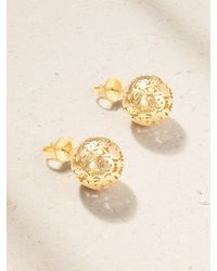Sydney Evan - Icon Wallpaper 14-Karat Earrings - Lyst