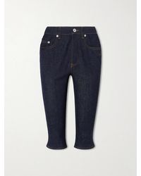 Jacquemus - Denim Slim-Leg Capri Pants - Lyst