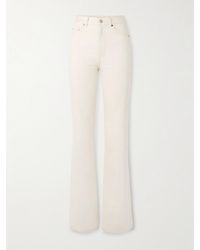 Saint Laurent - High-Rise Bootcut Jeans - Lyst