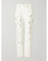 Jamie Haller - The Slouch Paint-Splattered Low-Rise Boyfriend Jeans - Lyst