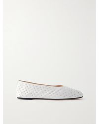 Magda Butrym - Ballerinas Aus Satin Mit Kristallen - Lyst