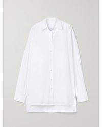 The Row - Luka Oversized-Hemd Aus Baumwollpopeline - Lyst