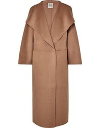 Totême Annecy Oversized Wool And Cashmere-blend Coat - Multicolour