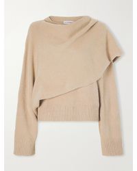Altuzarra - Scarf-Detailed Organic Cotton Knitted Sweater - Lyst