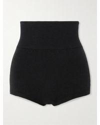 Wolford - Shorts Aus Einer Gerippten Wollmischung - Lyst