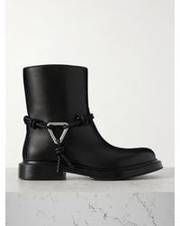 Bottega Veneta - James Leather Ankle Boots - Lyst