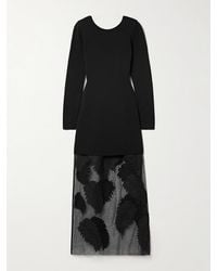 Aje. - Wilder Knit Midi Dress - Lyst