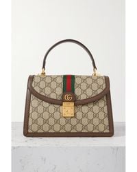 Gucci - Kleine Ophidia Henkeltasche mit Web - Lyst