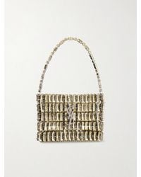 Saint Laurent - Evening Micro Crystal-Embellished Chainmail Shoulder Bag - Lyst