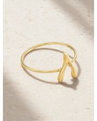 Jennifer Meyer - Mini Wishbone 18-Karat Ring - Lyst