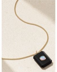 Pascale Monvoisin - Anton N°2 Kette Aus 9 Karat Mit Onyx Und Opal - Lyst