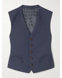 Blazé Milano - First Class Feral Wool And Mohair-Blend Vest - Lyst