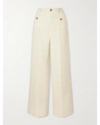 Gucci - Wide-Leg Cotton-Tweed Pants - Lyst