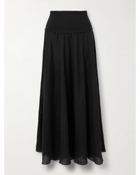 Johanna Ortiz - Light And Sound Convertible Linen-Blend Maxi Skirt - Lyst