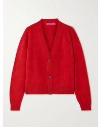 The Elder Statesman - Cashmere Cropped Cardigan - Lyst
