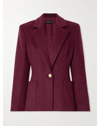 Sergio Hudson - Wool And Cashmere-Blend Blazer - Lyst