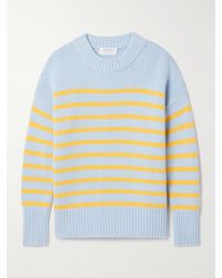 La Ligne - Marin Pullover Aus Einer Woll-Kaschmirmischung Mit Streifen - Lyst