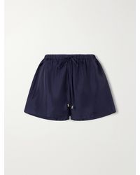 Comme Si - Everyday Cami Silk-Twill Shorts - Lyst