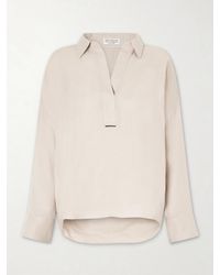 Brunello Cucinelli - Linen Blouse - Lyst