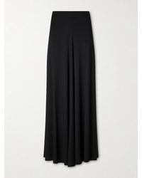 TOTEME - Draped Jersey Maxi Skirt - Lyst