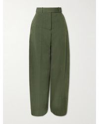 JOSEPH - Zen Wool-Twill Straight-Leg Pants - Lyst