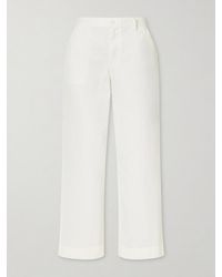 ÉTERNE - Benson Cotton-Gabardine Straight-Leg Pants - Lyst