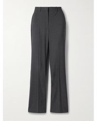 Theory - Wool-Blend Straight-Leg Pants - Lyst