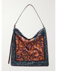 Dries Van Noten - Printed Satin Shoulder Bag - Lyst