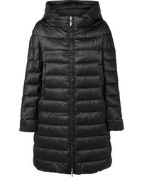 Max Mara The Cube Reversible Hooded Quilted Shell Down Coat - Black