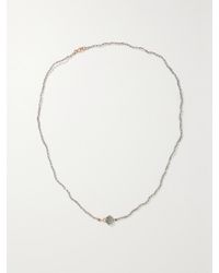 Andrea Fohrman - Collier En Or Rose 14 Carats (585/1000) Et Pierres Multiples Mini Cosmo - Lyst